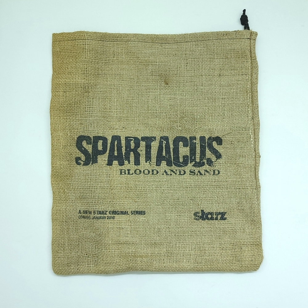 Spartacus Series Comic Con Collectible Burlap Bag Starz Blood & Sand
